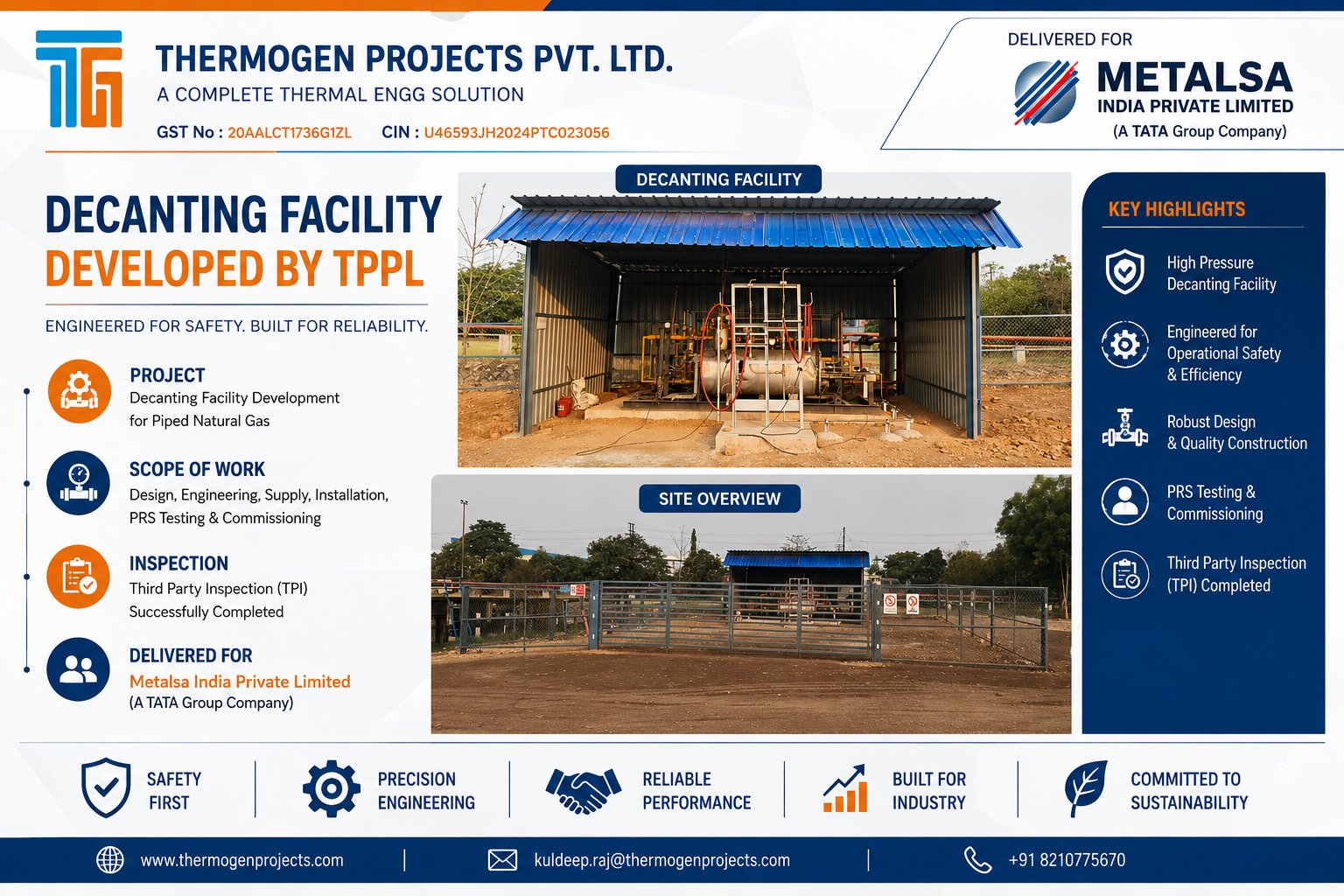 tppl metalsa decanting facility